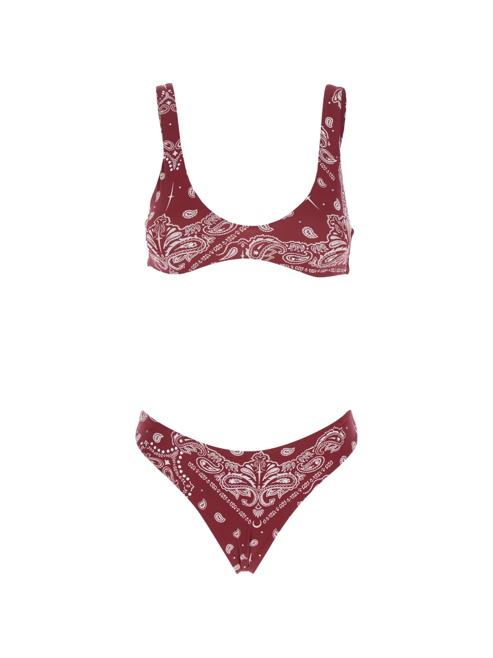  Venuja Paisley-print Bikini - Red 