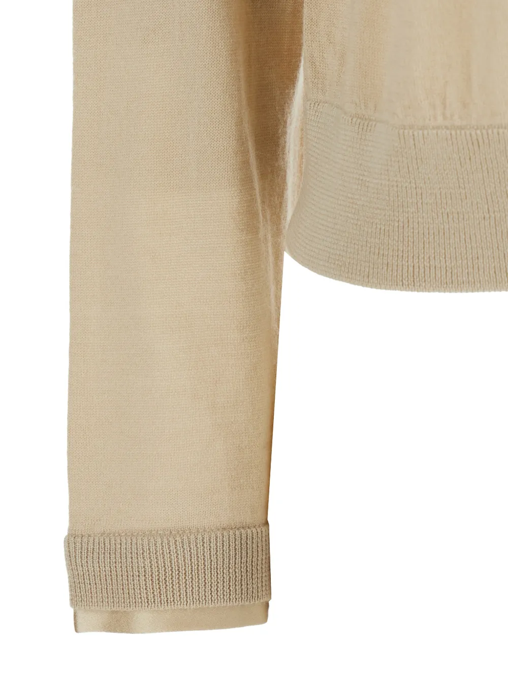  Semicouture Asuncion Buttoned Knit Cardigan - Neutrals 