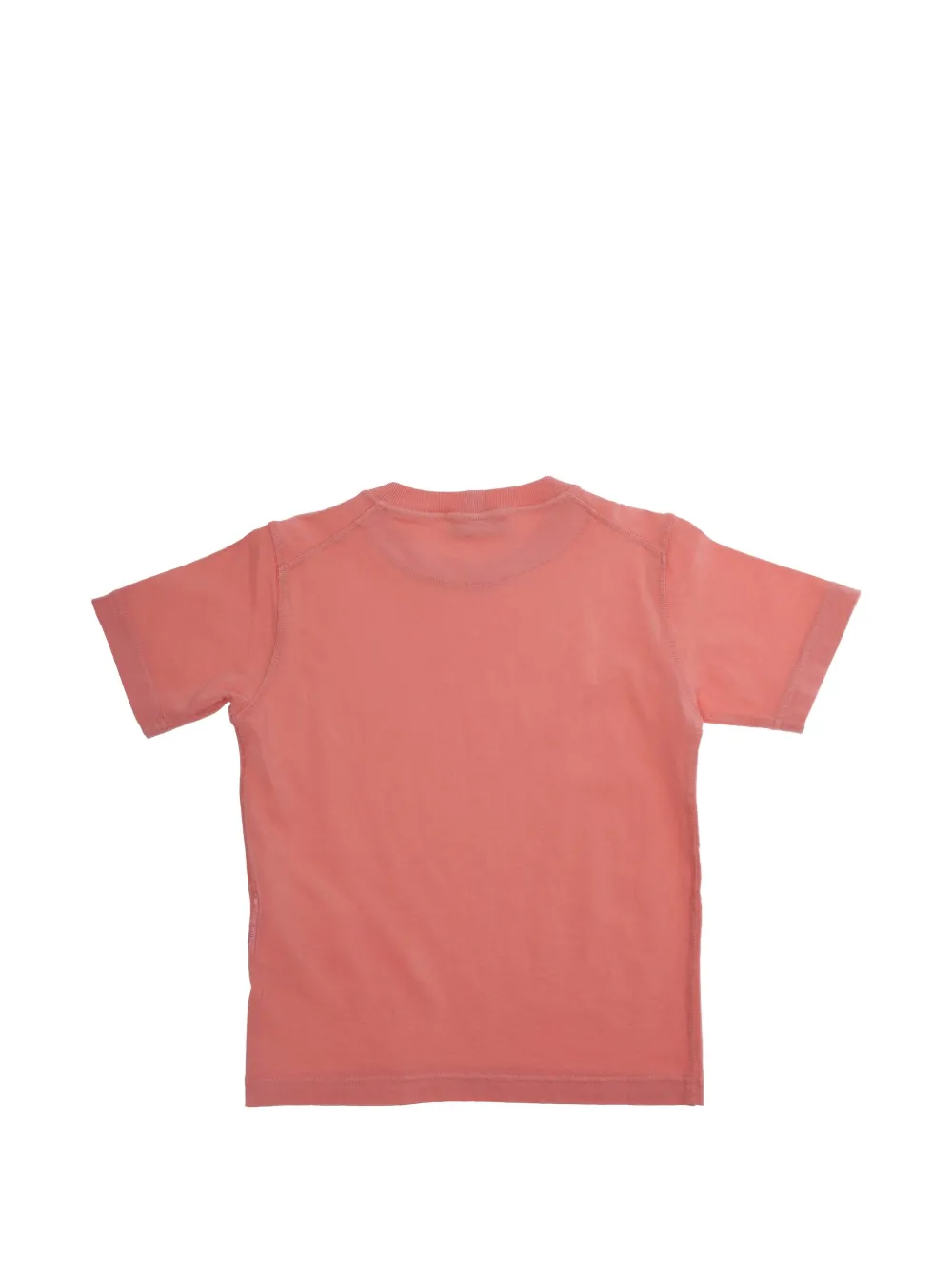 Stone Island Junior T-shirt met logopatch Oranje