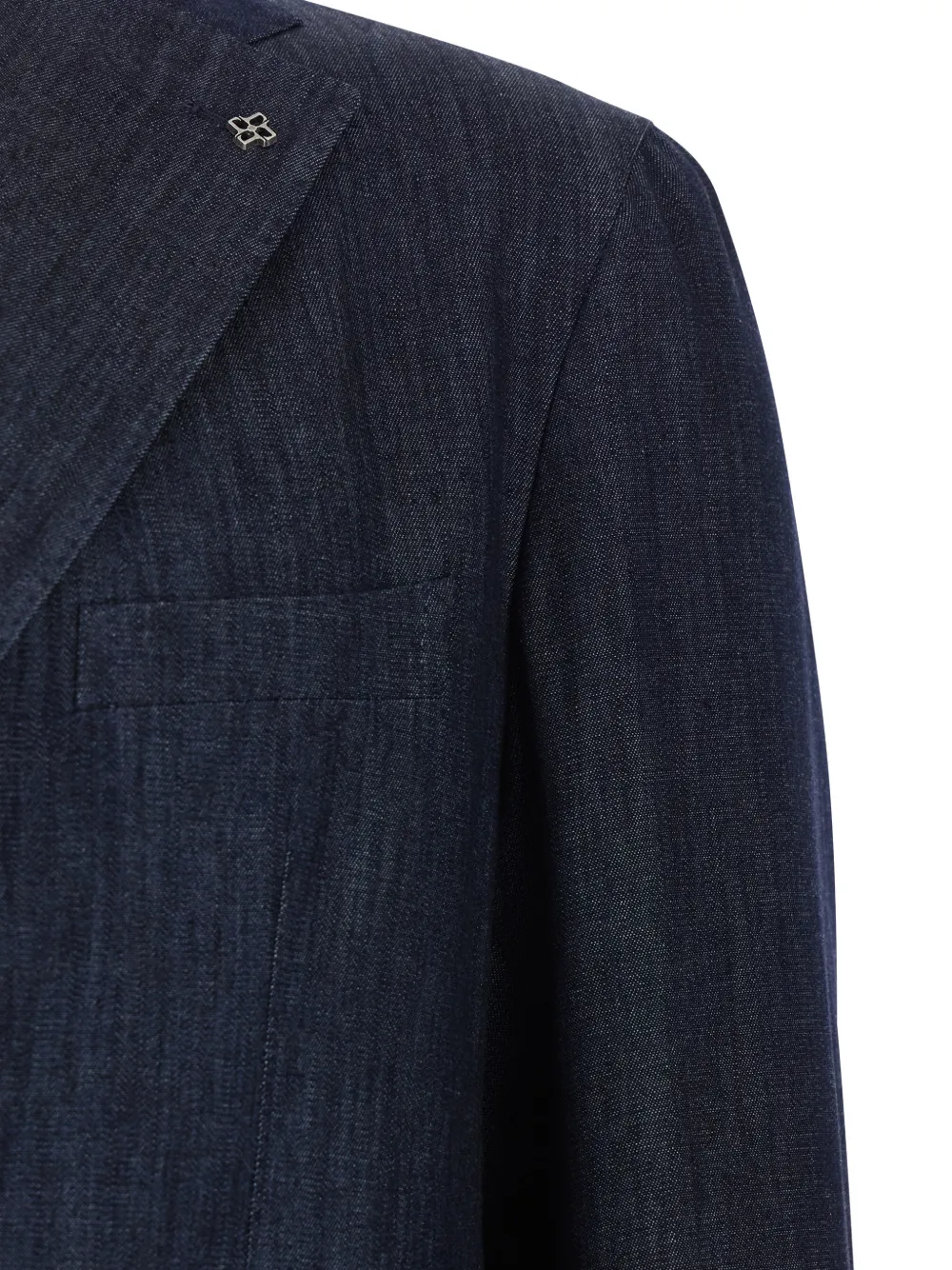 Tagliatore Denim blazer Blauw