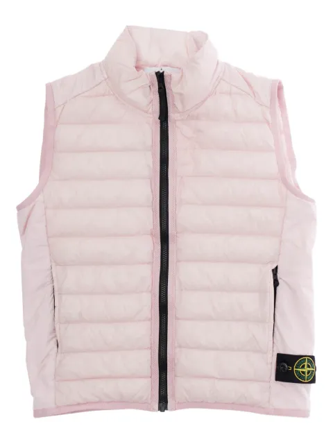 Stone Island Junior quilted sleeveless gilet