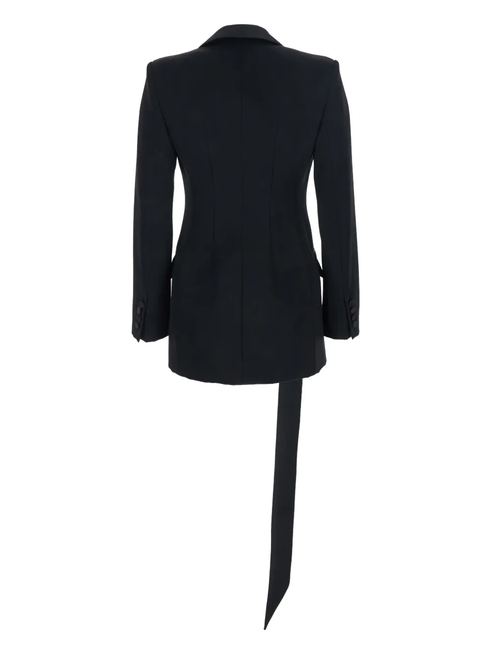 The Attico lapel tie virgin wool jacket | Fitted Jackets | Image 2