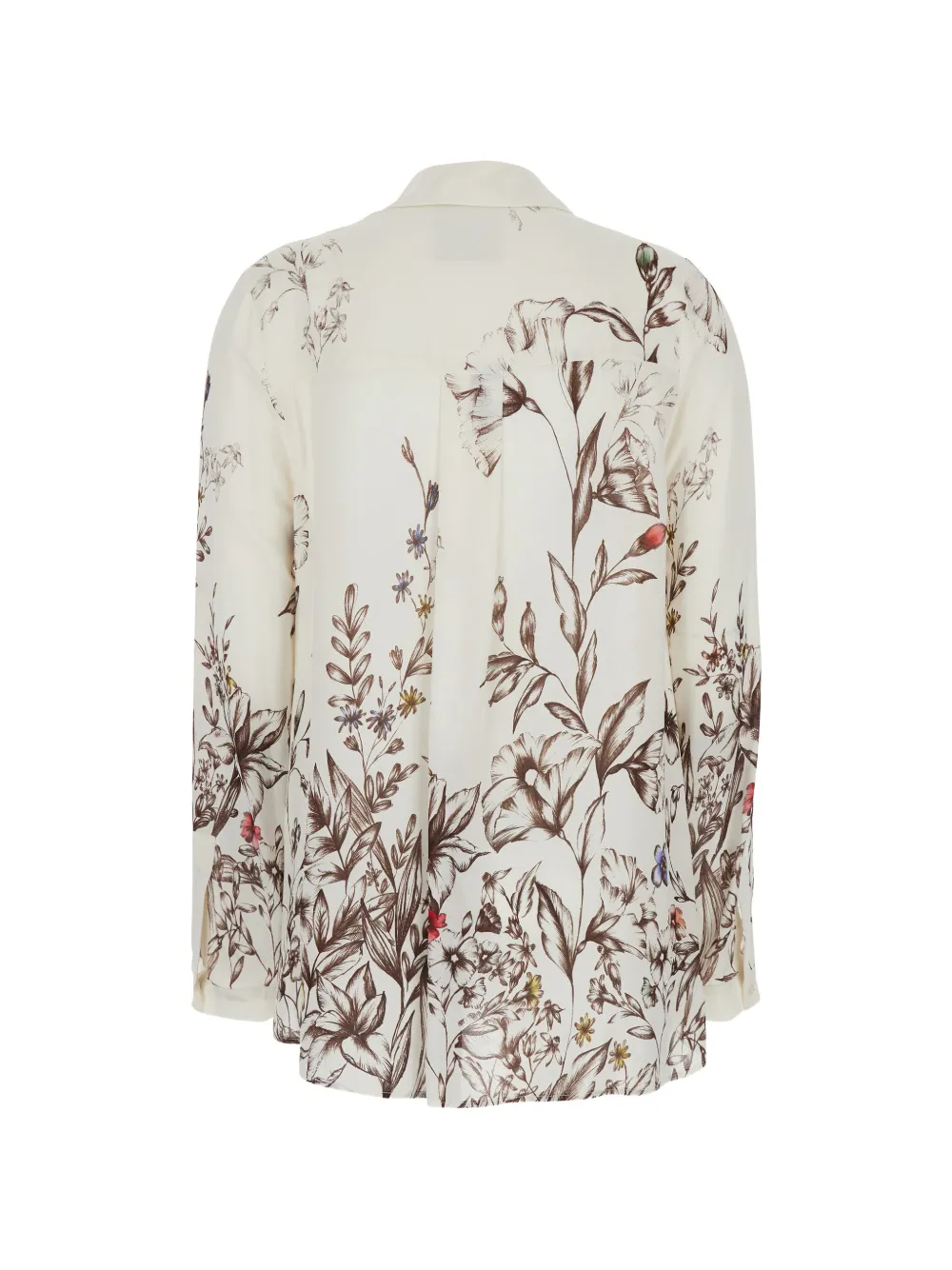  Semicouture Floral-print Buttoned Shirt - White 