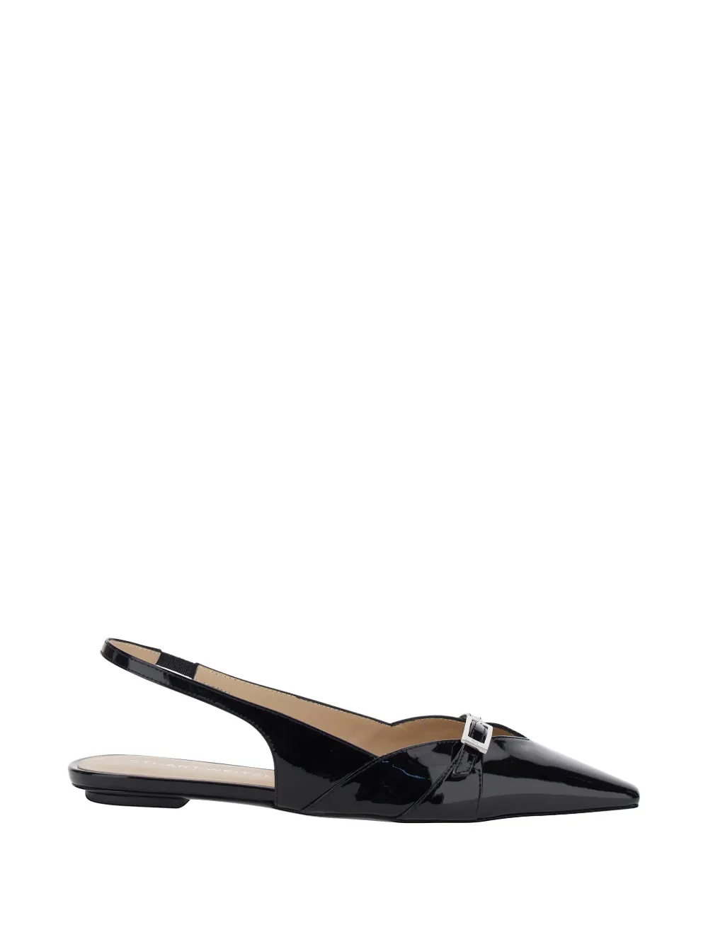 Stuart Weitzman buckle strap ballet flats - Nero