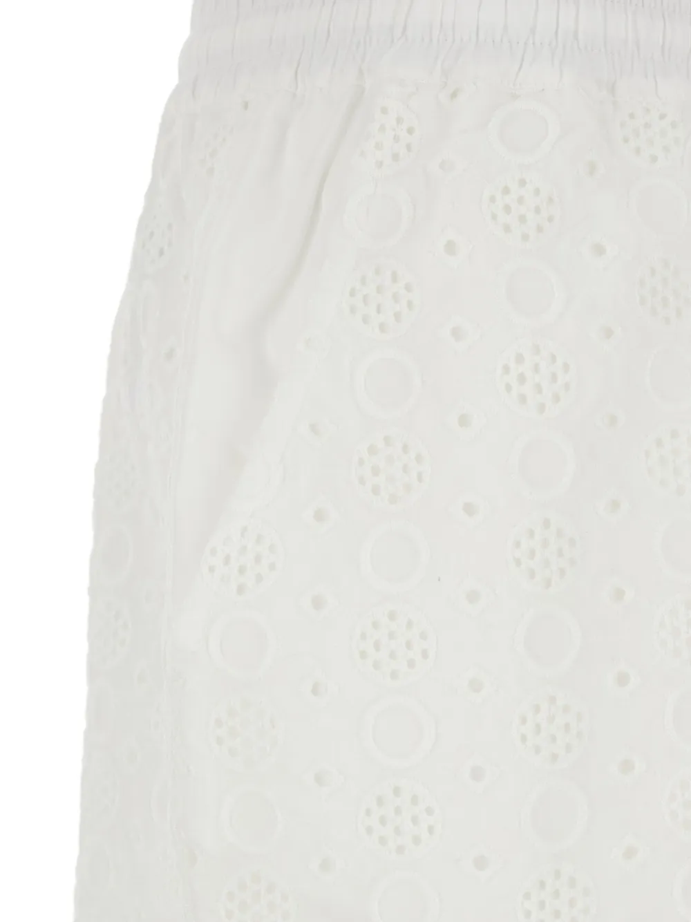  Pinko Liz Broderie-anglaise Drawstring Shorts - White 