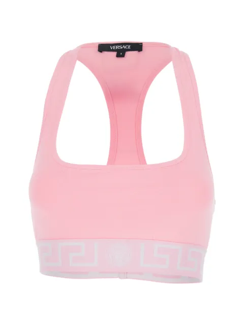 Versace logo-detail bra