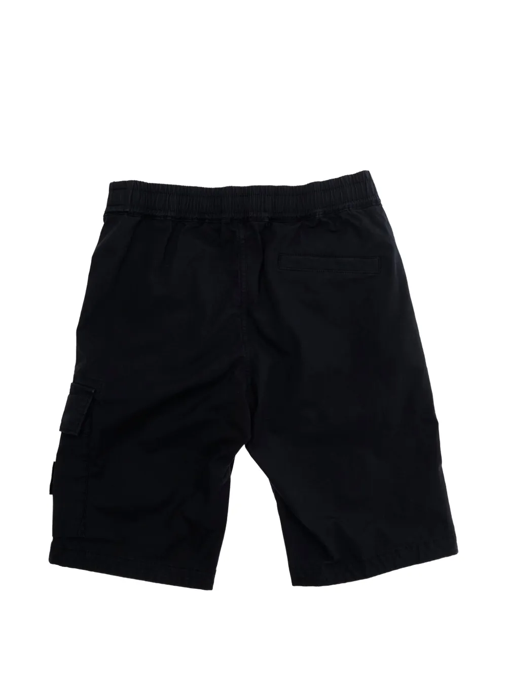 Stone Island Junior Shorts met logopatch Blauw