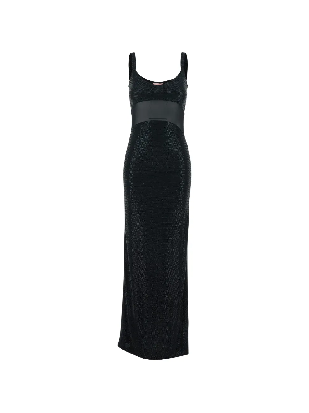 TWENTY FOURHAITCH sleeveless maxi dress - Nero