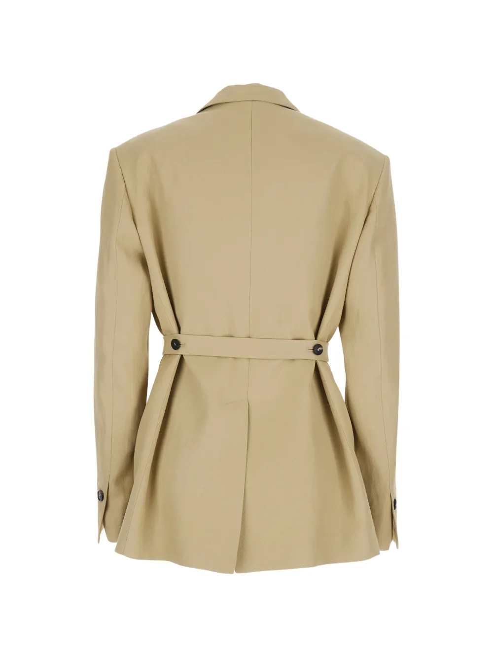 Frost Belted Double-Breasted Blazer