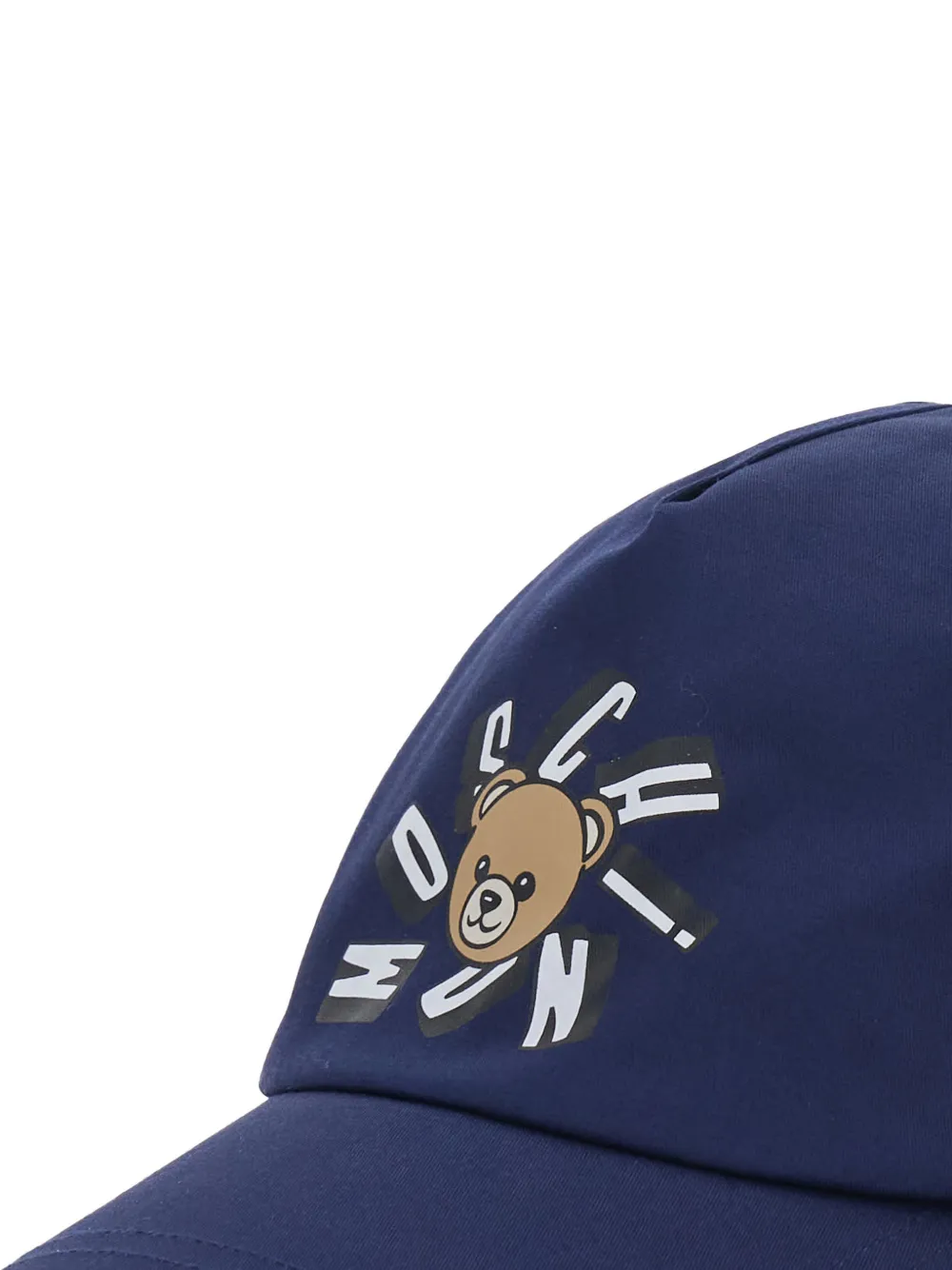 Moschino Kids Hoed met grafische print Blauw