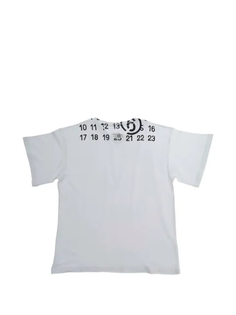 MM6 Maison Margiela Kids playera con estampado gráfico