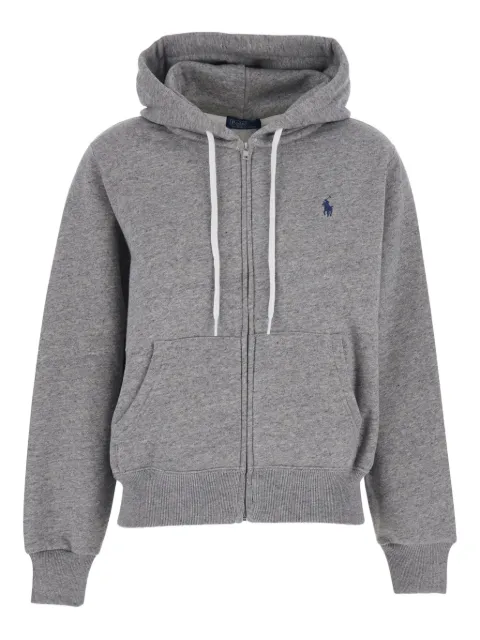Polo Ralph Lauren embroidered-logo zip-up hoodie