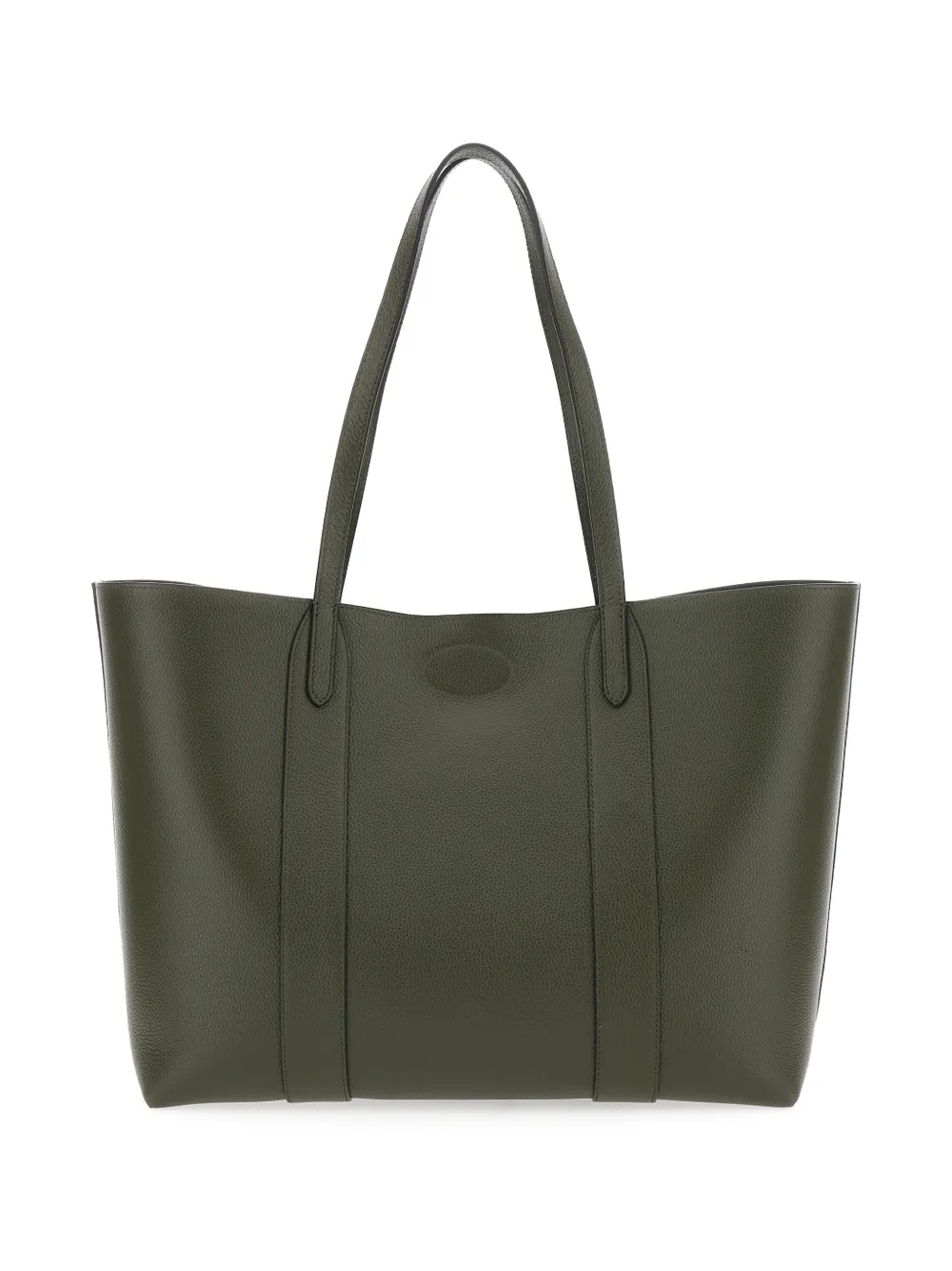 Mulberry Bayswater turnlock-fastening leather tote bag - Groen