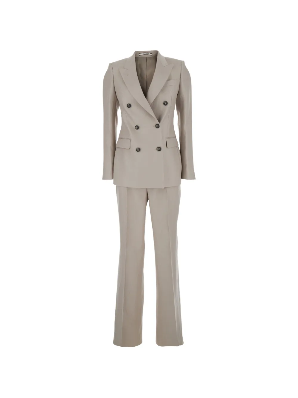 Tagliatore double-breasted linen suit - Toni neutri