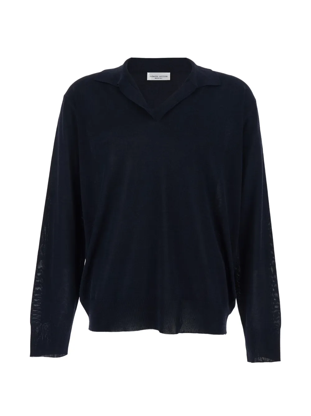 Roberto Collina polo-neck sweater - Blu