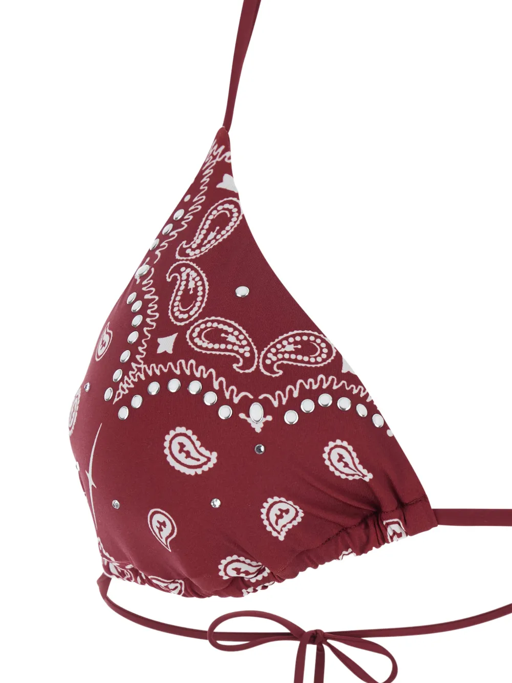  Venuja Printed Embellished Bikini - Red 