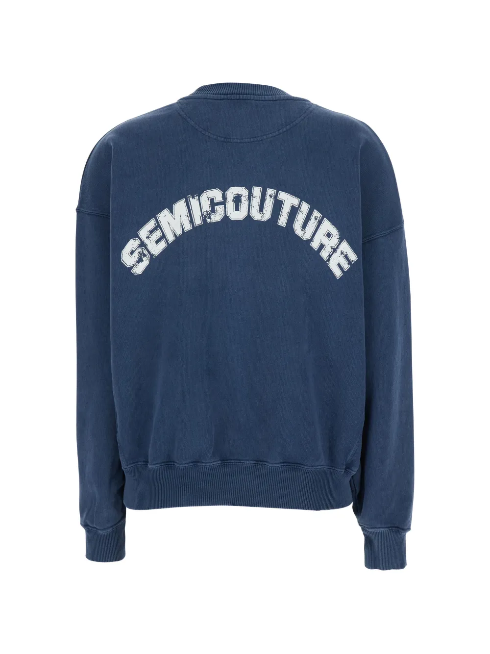  Semicouture Crew-neck Sweatshirt - Blue 