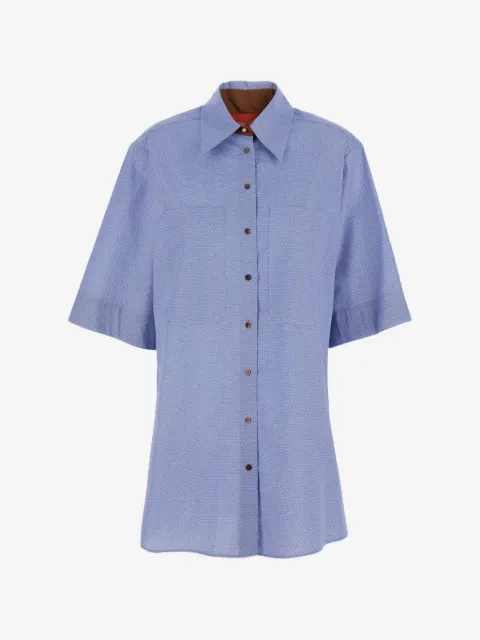 Merci geometric-print short-sleeve shirt