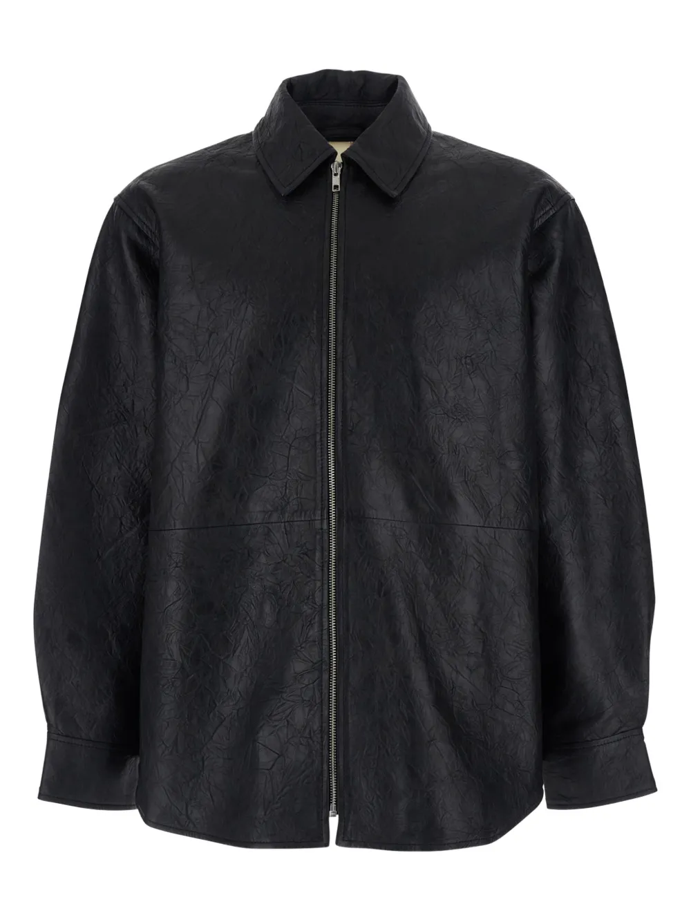 Sunflower jupe en cuir à fermeture zippée | noir | Image 1