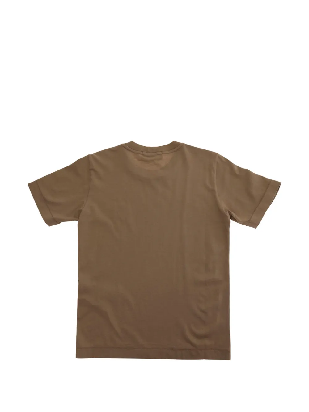 Stone Island Junior Compass-patch Cotton T-shirt - Brown 