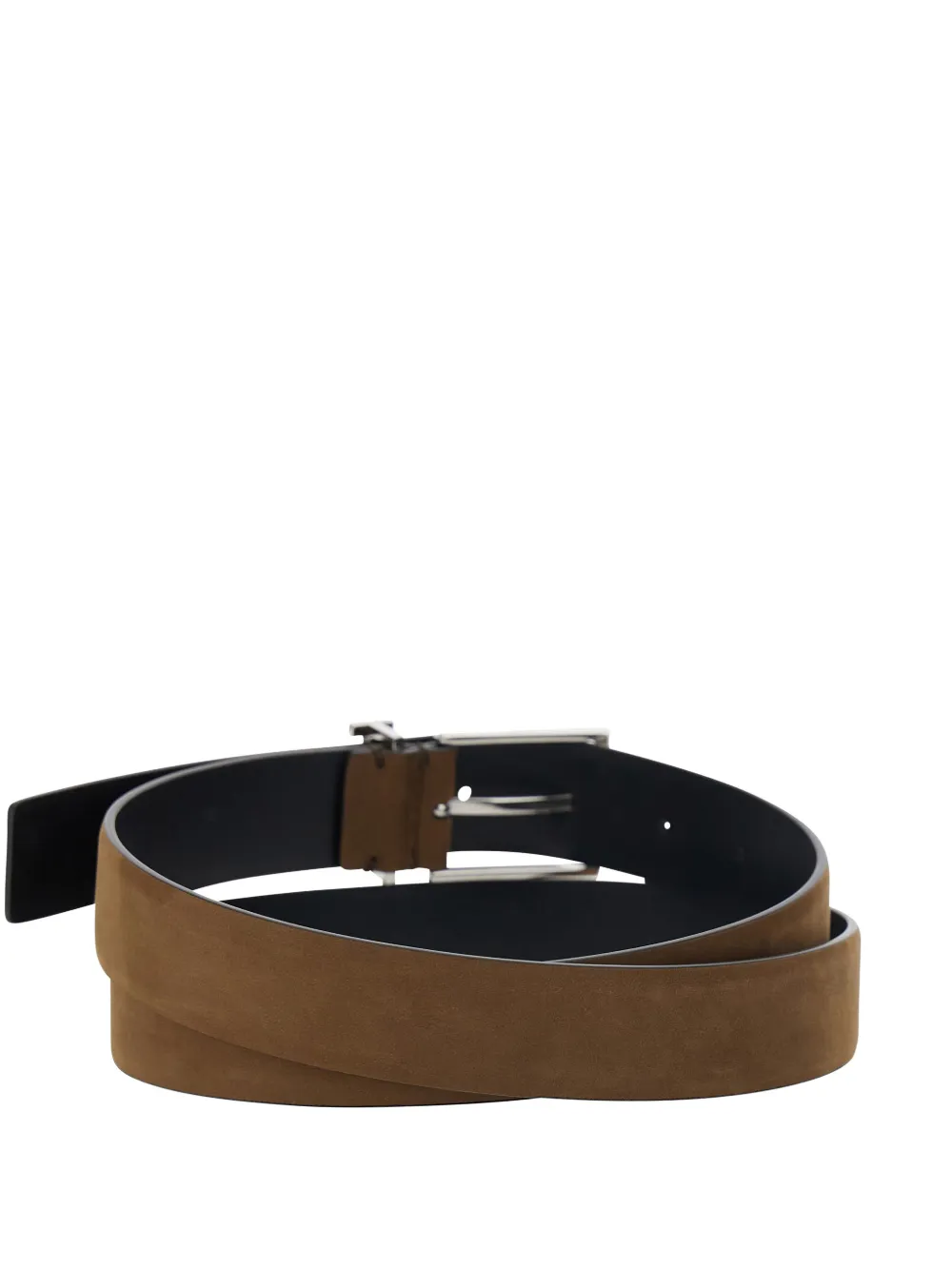 TOM FORD t buckle leather belt - Marrone