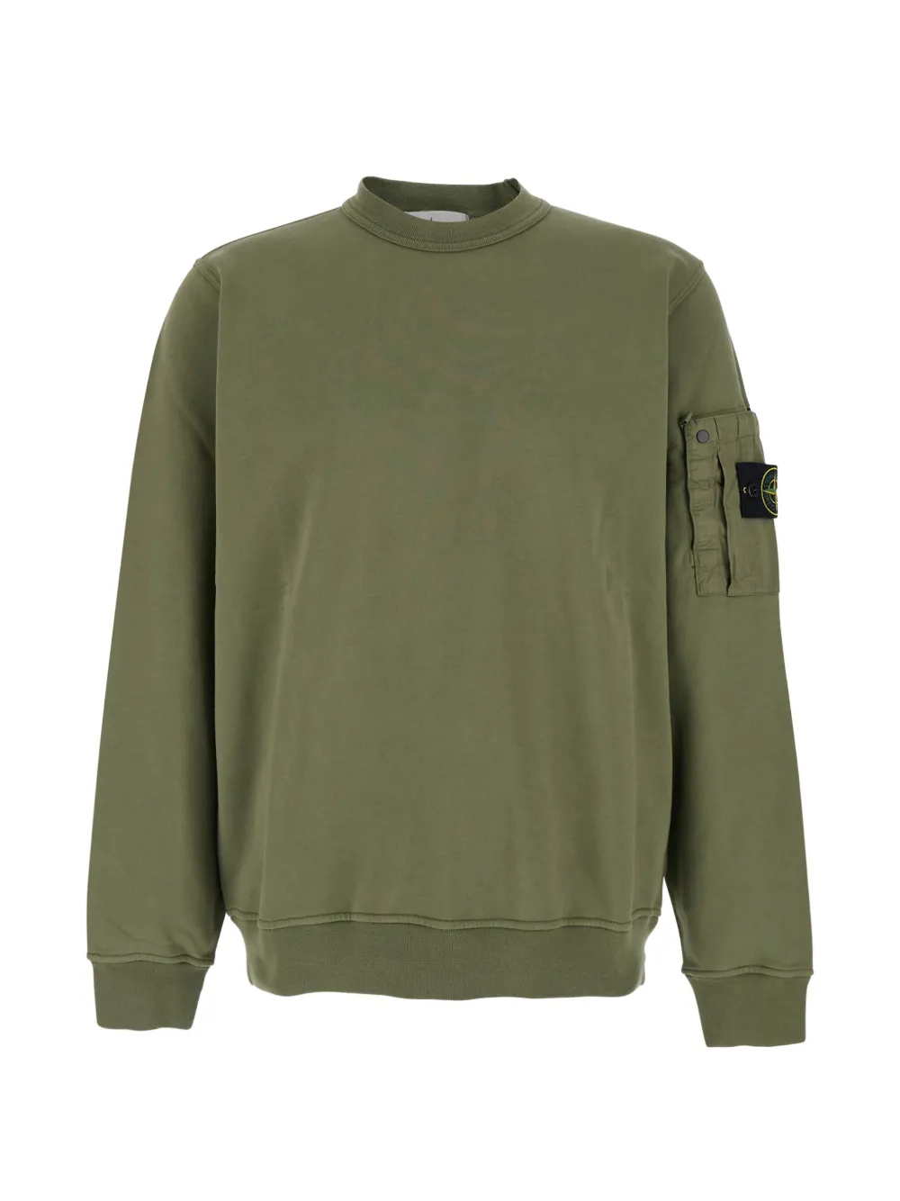 Stone Island patch-pocket sweatshirt - Verde