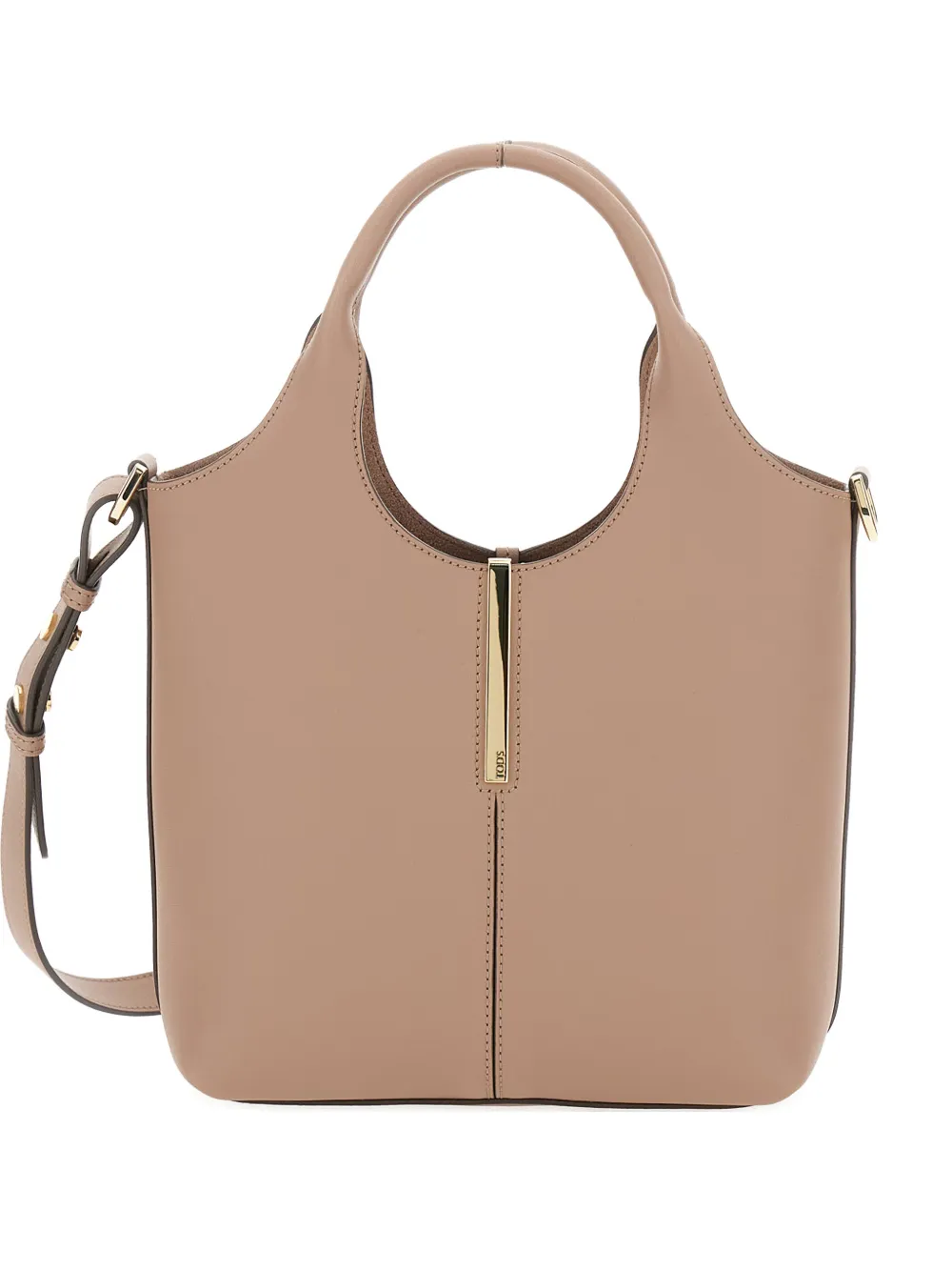 Tod's Mini Leather Tote Bag In Pink