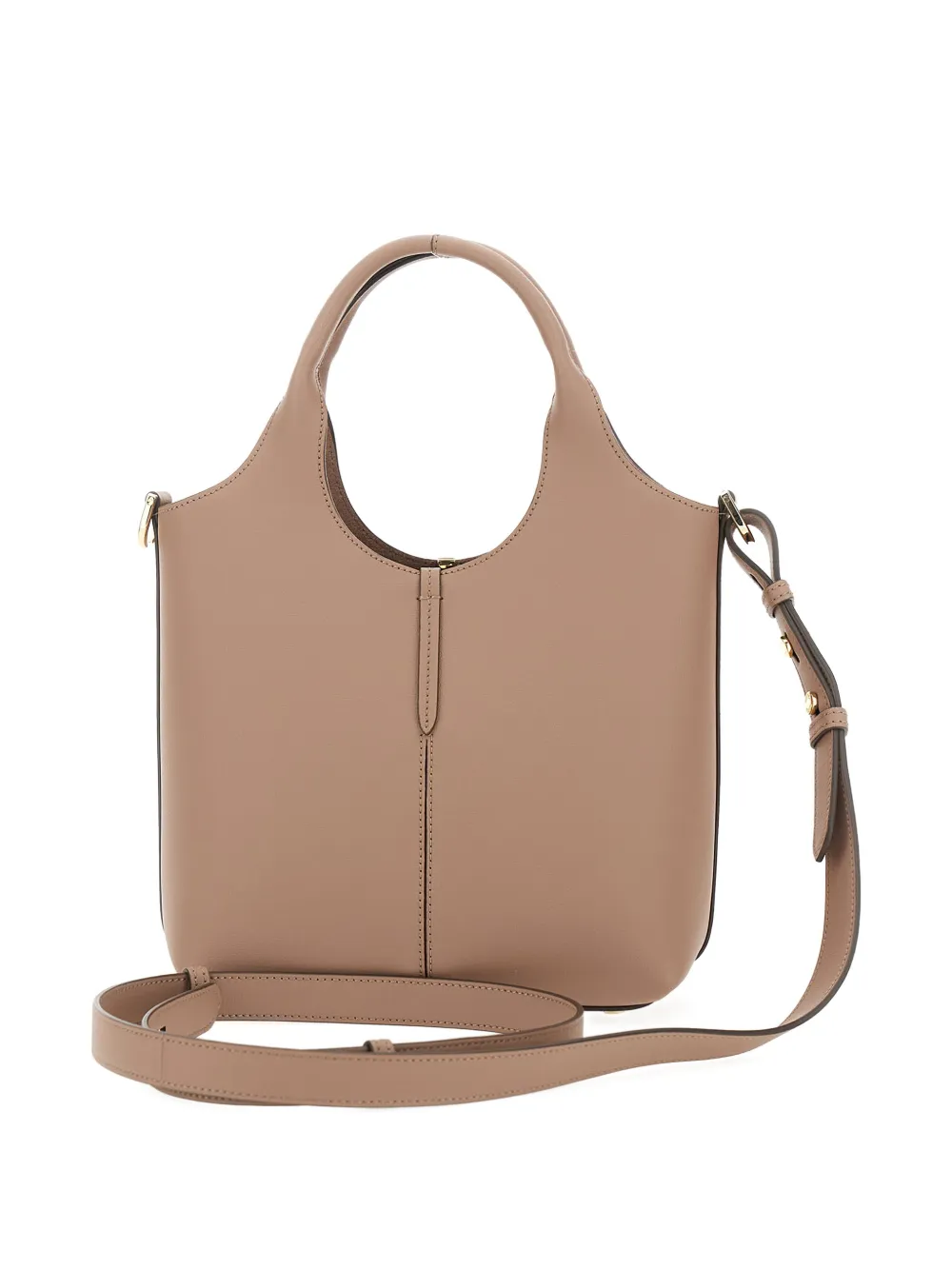 Tod's Mini Leather Tote Bag In Pink