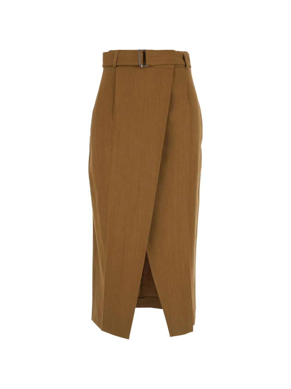 Tela belted midi skirt - Marrone