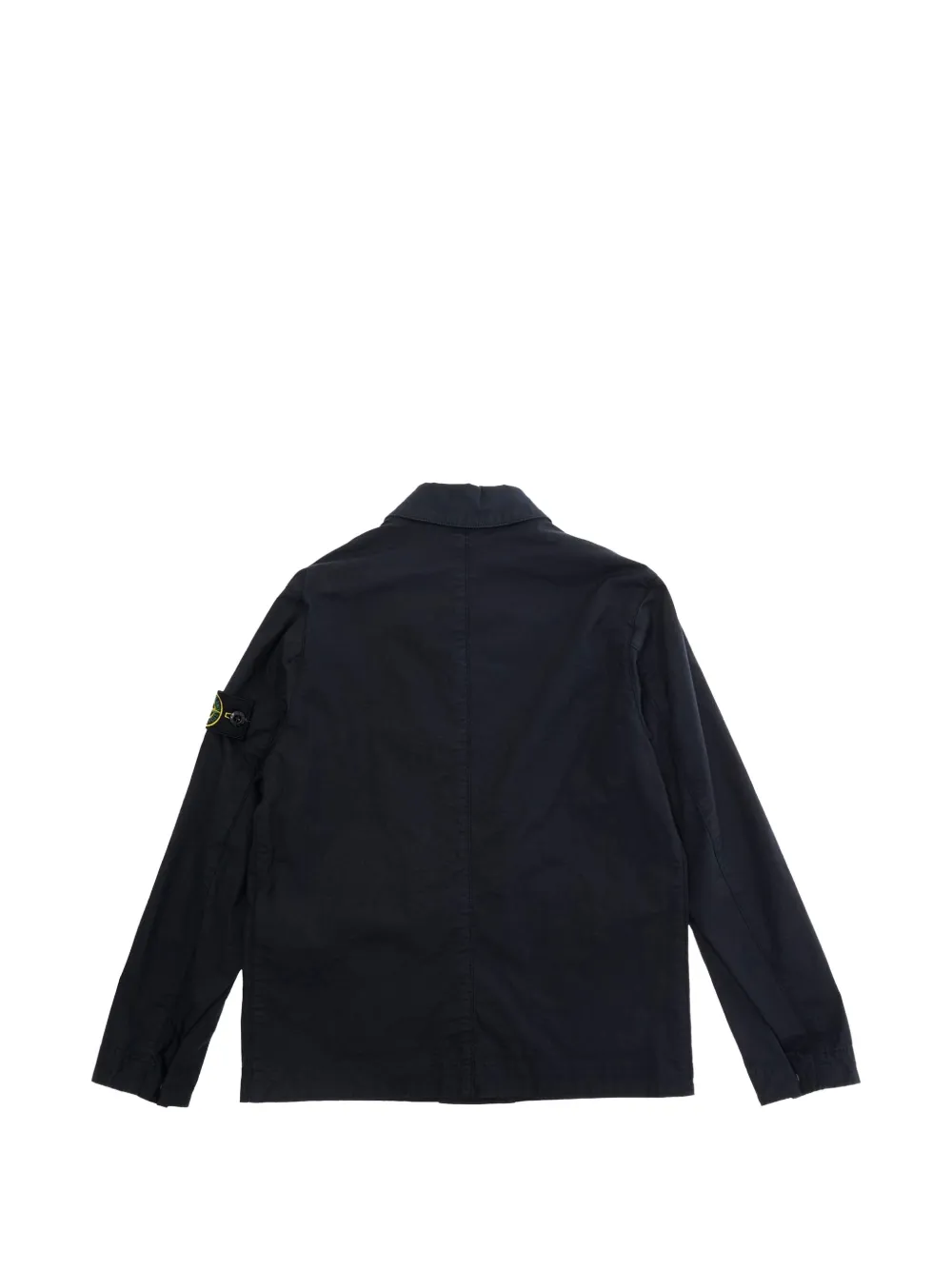 Stone Island Junior Jack met patchdetail Blauw