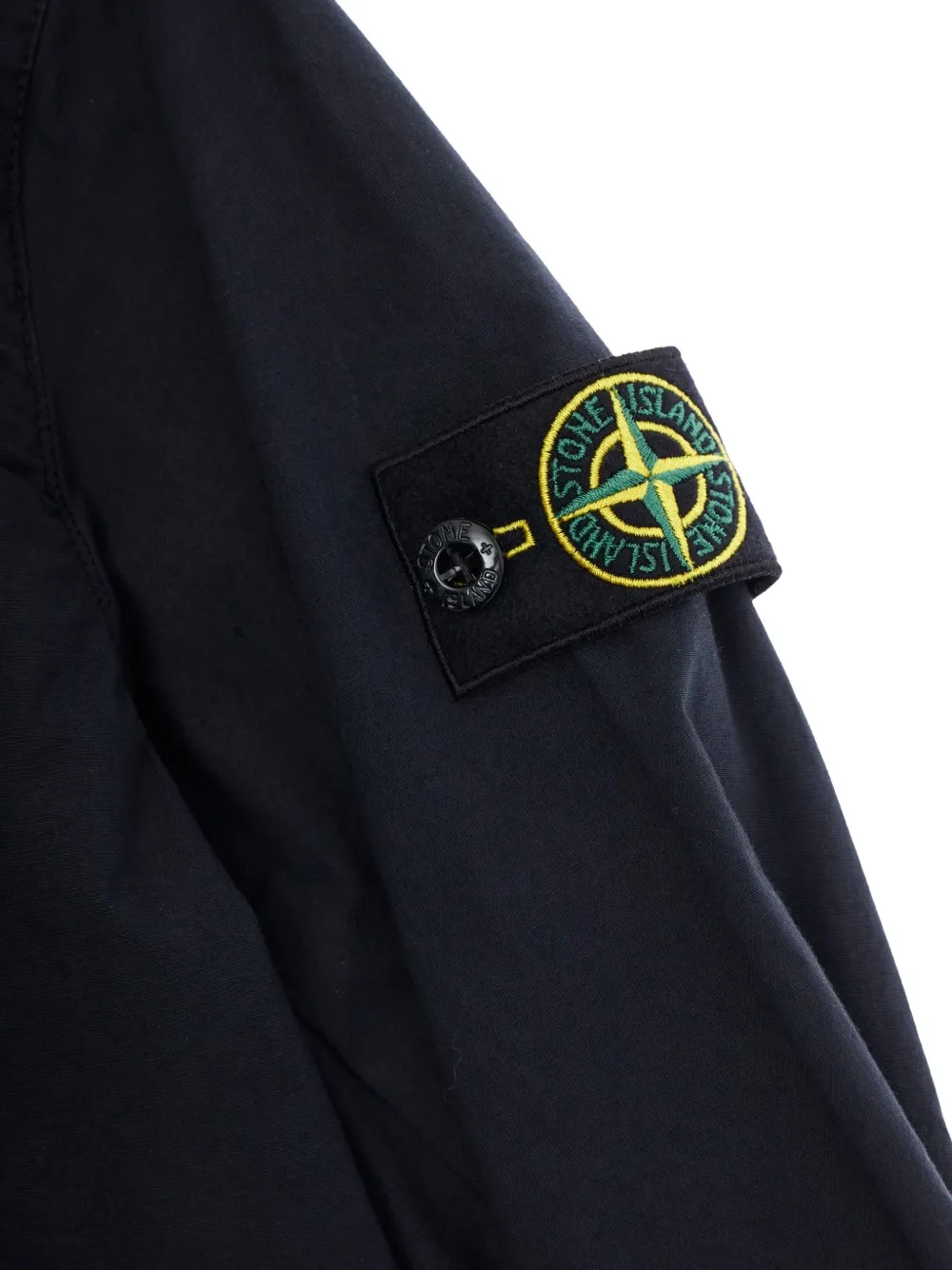 Stone Island Junior Jack met patchdetail Blauw