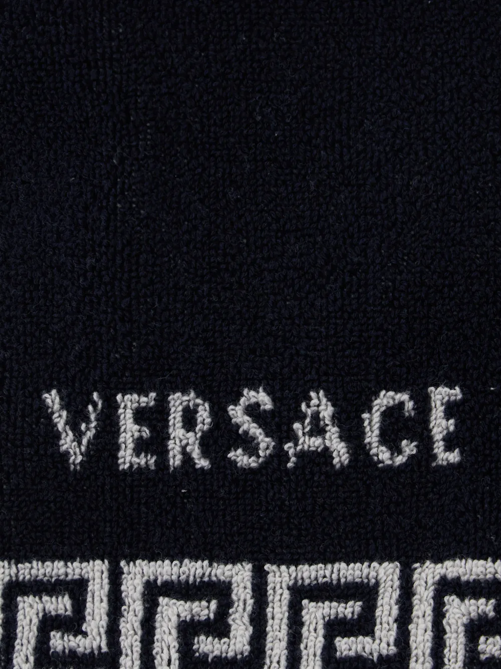  Versace Home Logo Towel - Blue 