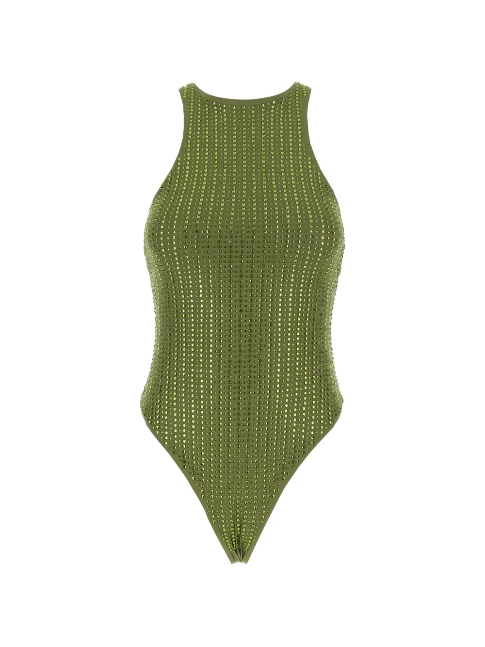 VENUJA rhinestone-embellished swimsuit - Verde