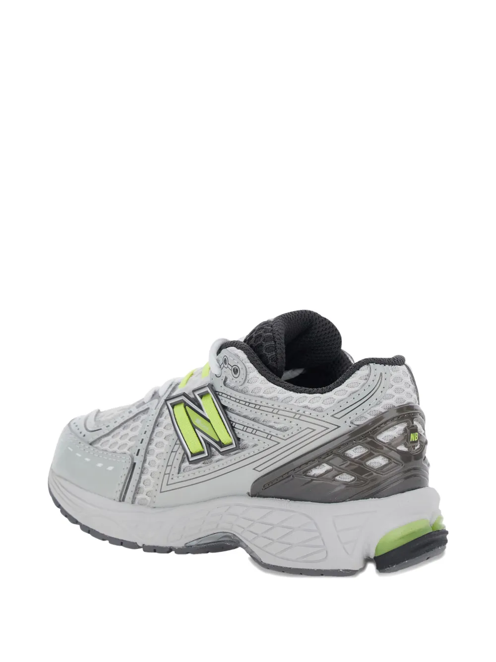 New Balance Kids 1906 logo sneakers Wit