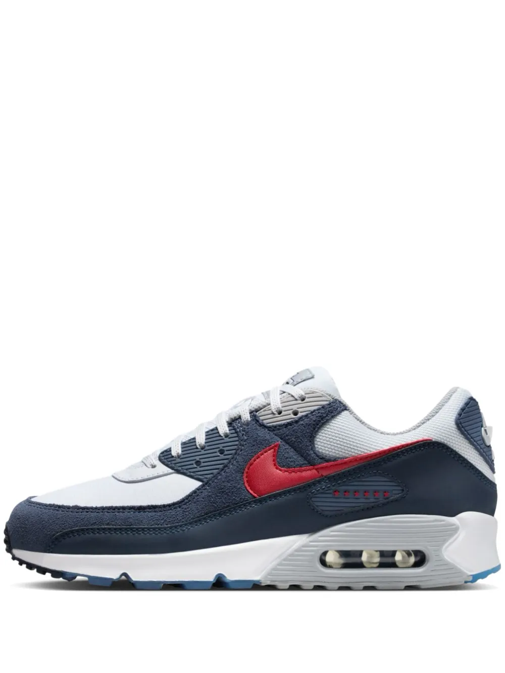 Nike Air Max 90 lace-up fastening sneakers Blauw
