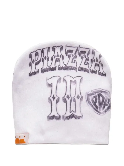 PDF graffiti-print beanie hat