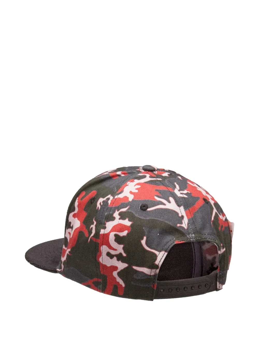 PDF camouflage-pattern baseball hat - Zwart