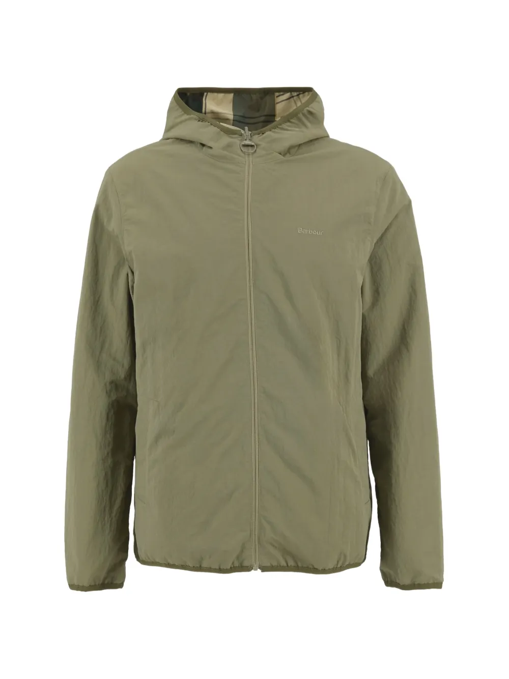Barbour hooded zip-up jacket - Verde