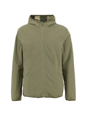 Barbour フーデッド ジップアップ ジャケット | グリーン | FARFETCH JP