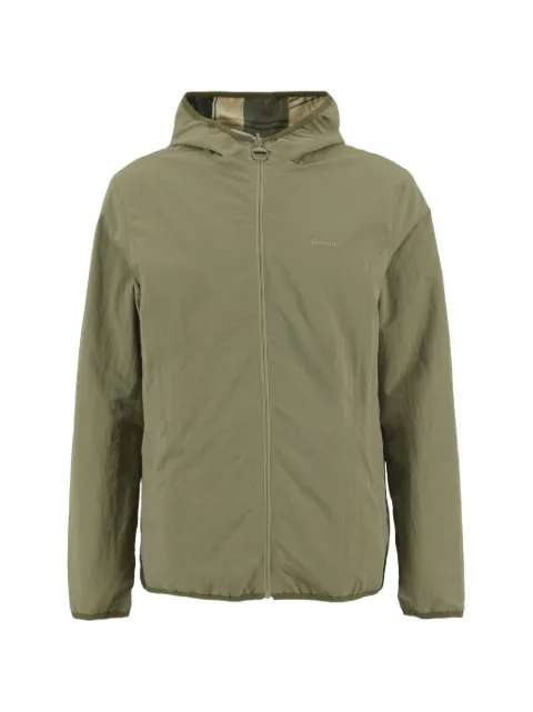Barbour hooded zip-up jacket