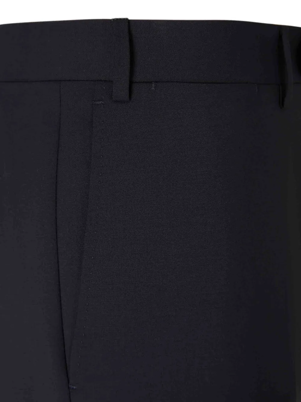 Canali Pak met twee knopen en revers Blauw