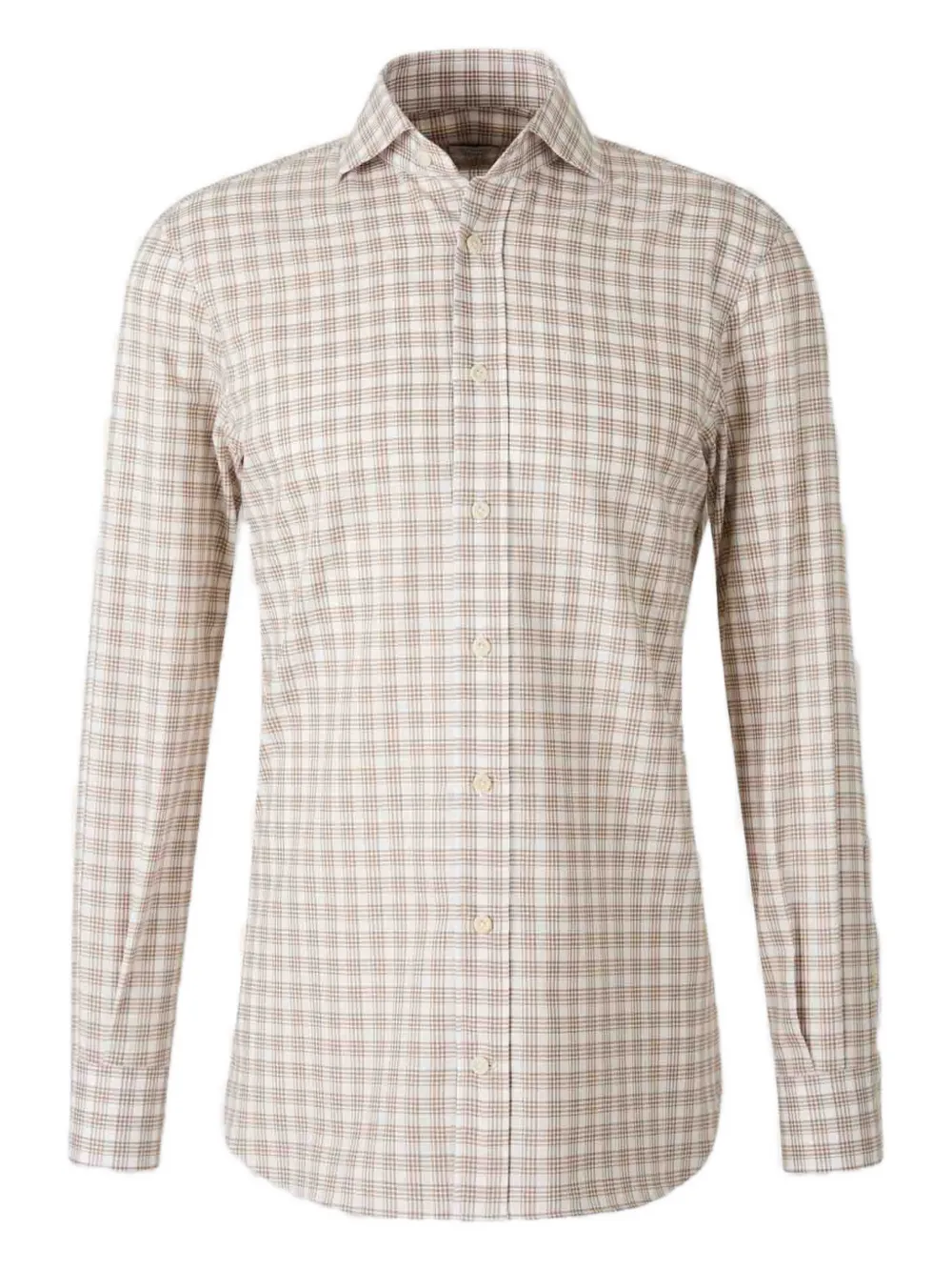 Atelier Munro buttoned patterned dress shirt - Toni neutri