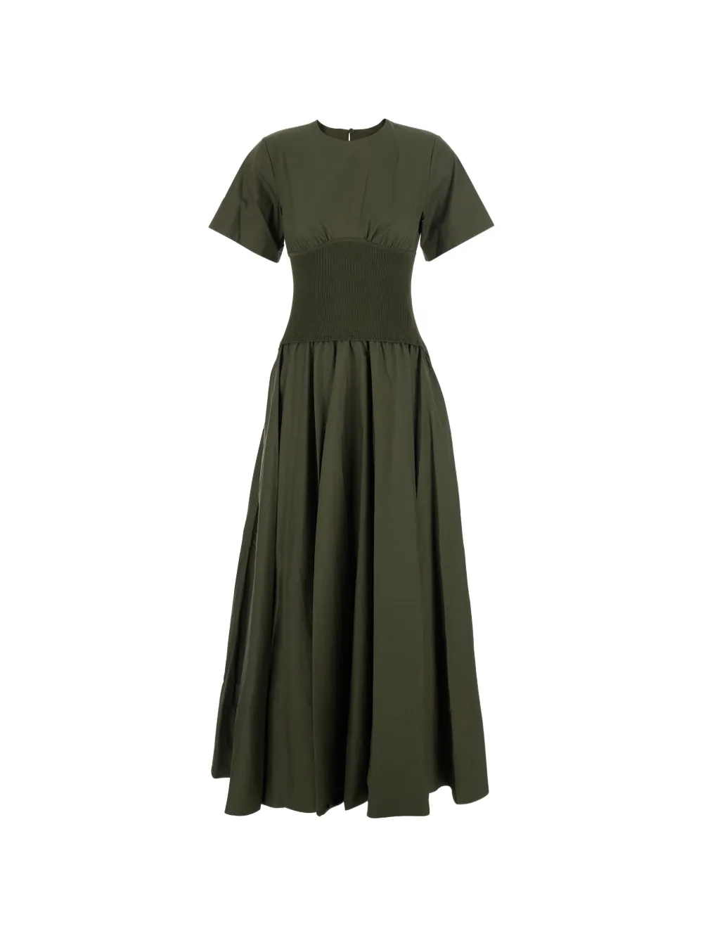 Simkhai Wrenna shirred maxi dress - Verde