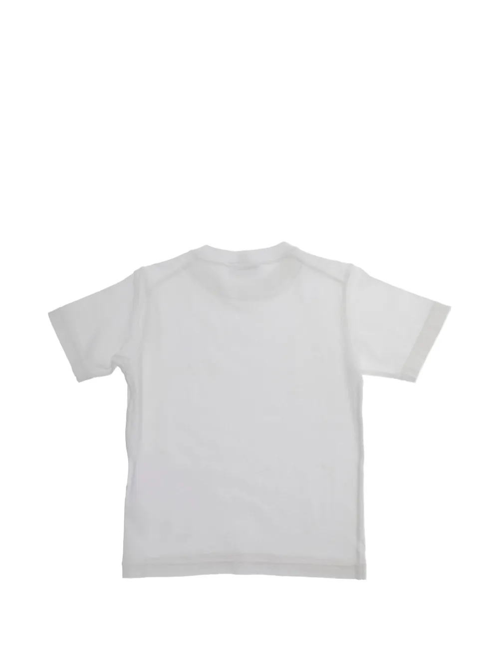 Stone Island Junior T-shirt met logopatch Wit
