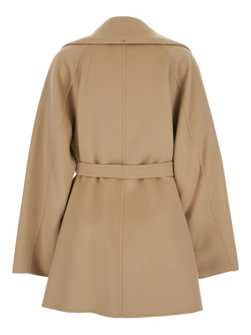 Sportmax Oversized jas met ceintuur - Beige