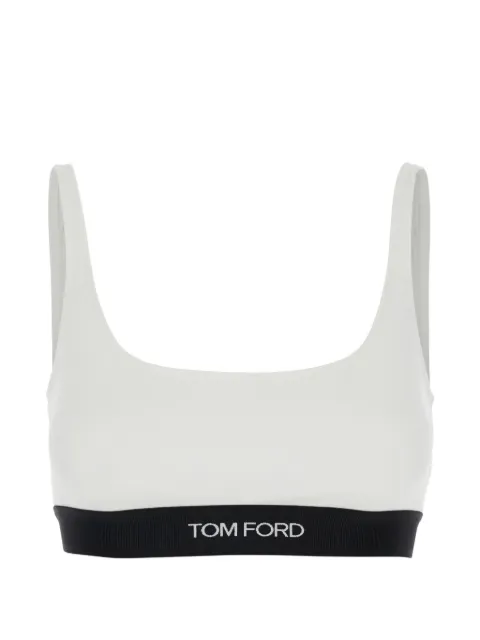 TOM FORD logo-print bralette