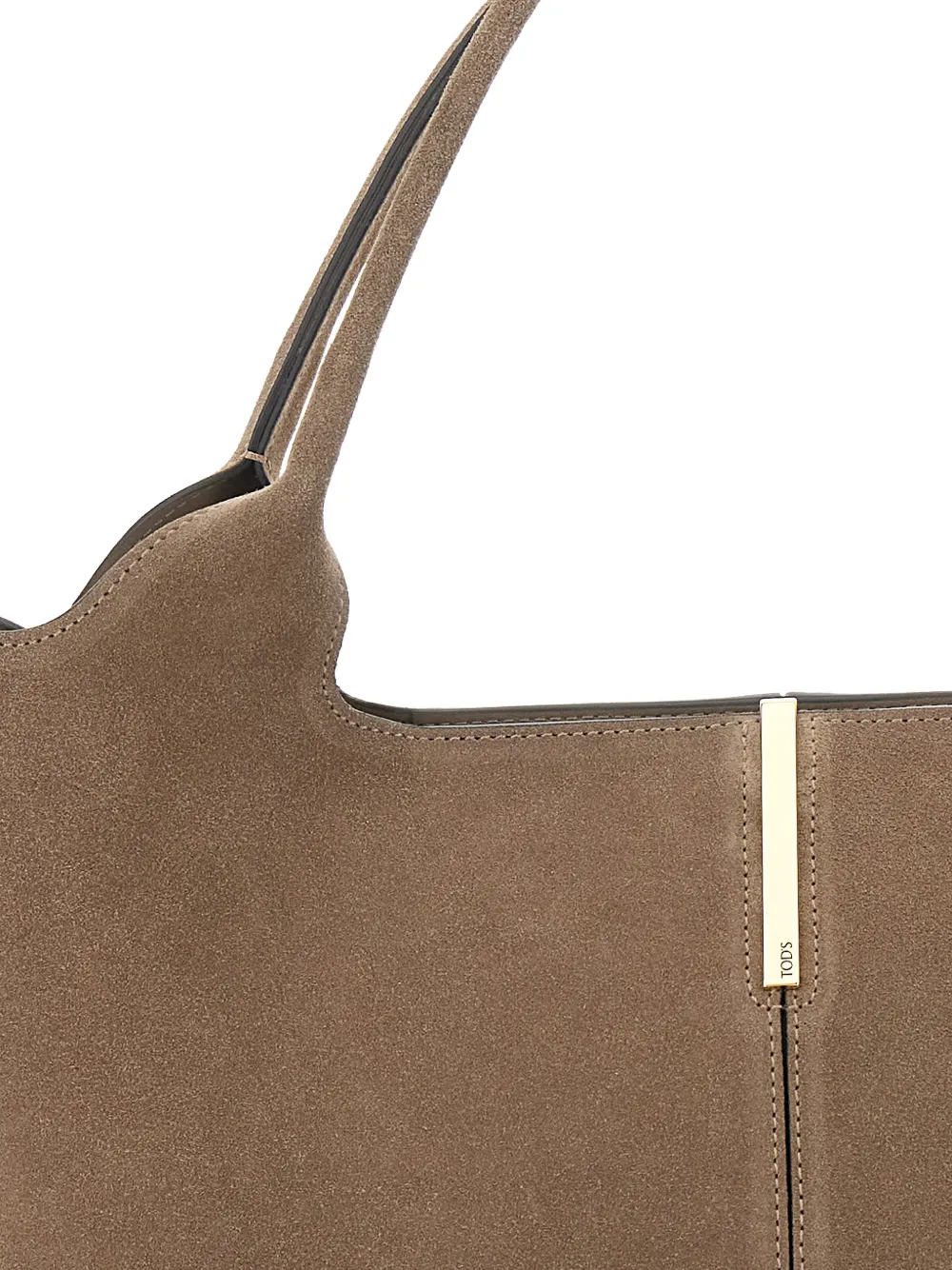 Tod's Beige Tote Bag In Brown