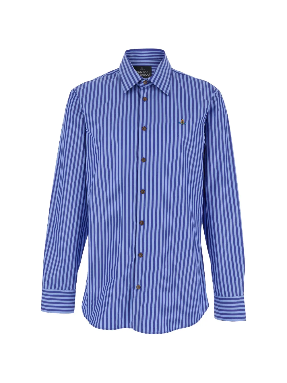 Vivienne Westwood striped buttoned shirt - Blau