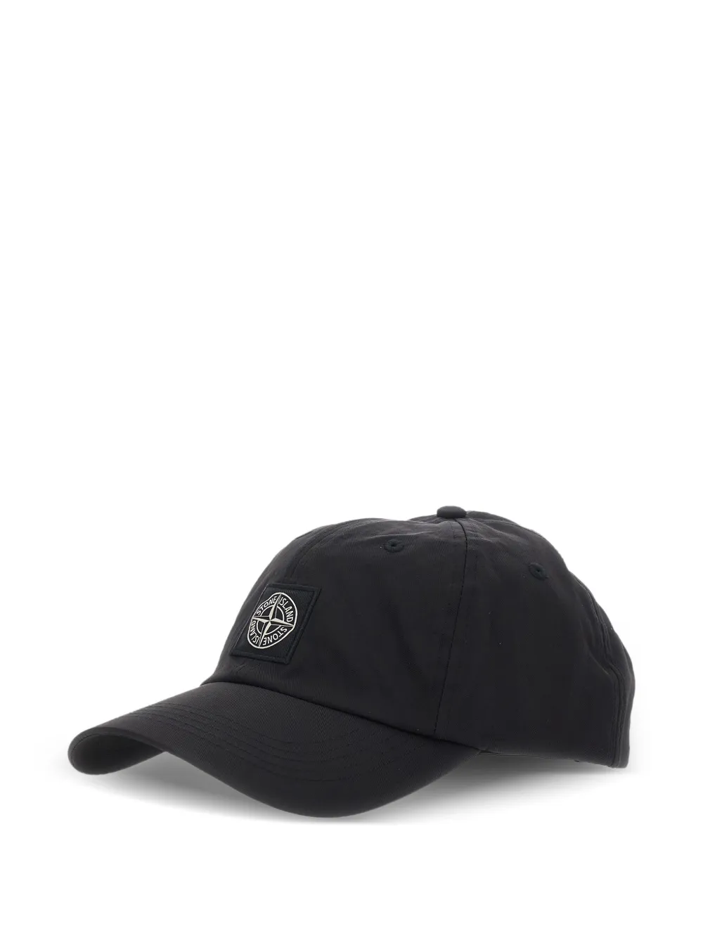 Stone Island logo-patch baseball cap | Black | Image 1