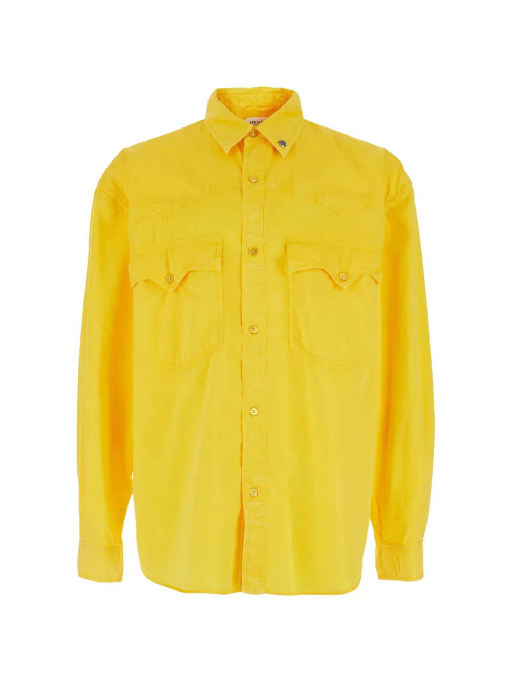 Versace Medusa western-style shirt - Gelb